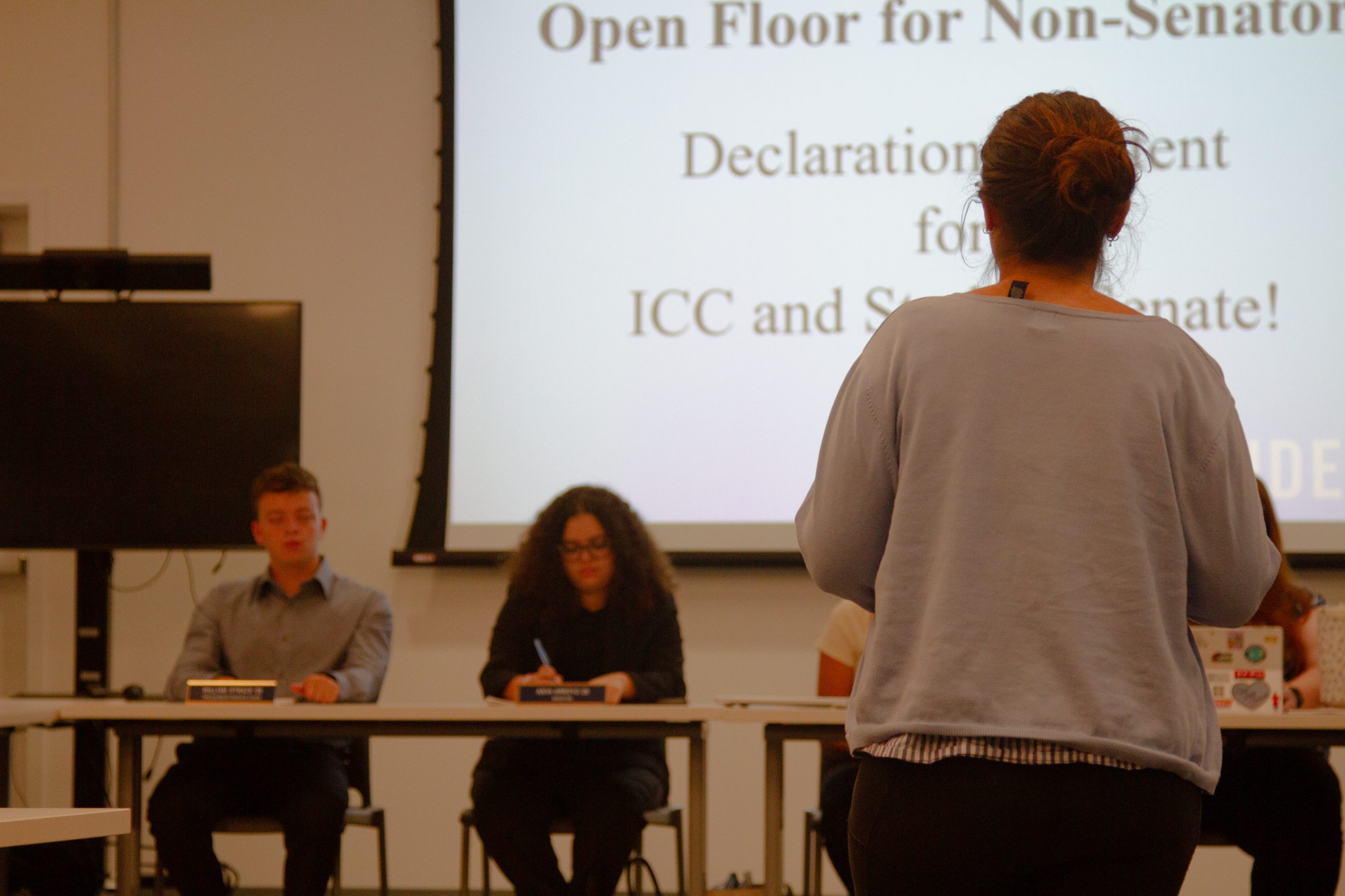 IMG_3531 Woman addressing Student Senate
